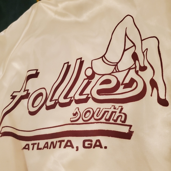 90s Follies Strip Club Atlanta hip hop retro Satin - Picture 9 of 13